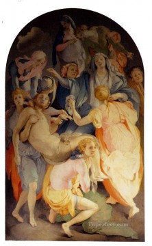 Deposición retratista manierismo florentino Jacopo da Pontormo Pinturas al óleo